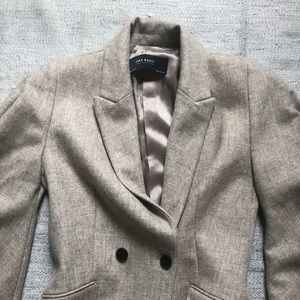 Elegant beige blazer jacket